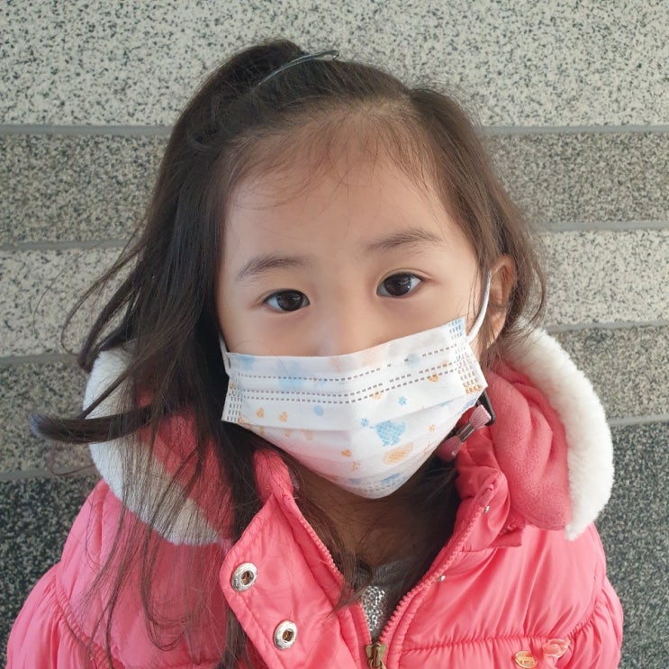  어린 유아의 얼굴 사이즈에 맞춘 구인하인 유아 초소형 마스크(우리 아이들 착용 후기)
