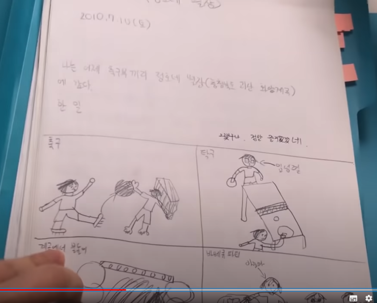  [글쓰기] 새벽달_일기쓰기/writing notebook/마주이야기/글쓰기