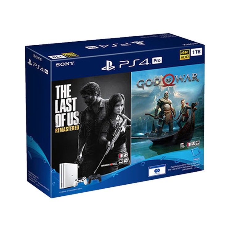  플레이스테이션4 Pro 1TB 갓오브워4+라오어 번들+제트블랙 듀얼쇼크 추가 (pi) PS4, 플스4 갓오워4+라오어 번들 화이트+제트블랙 듀얼쇼크