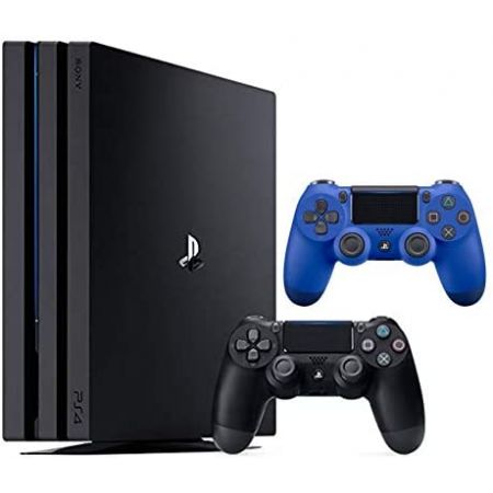  Sony PlayStation 4 Pro 1TB Two Controller Bundle: PlayStation 4 1TB Pro Console Jet Black 2 DUALSH,