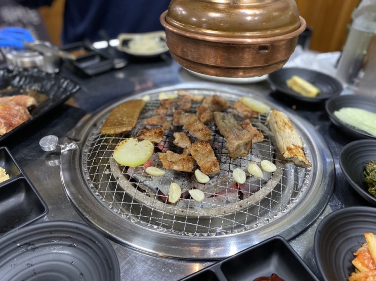 강릉 식당 껍대기가 맛있는 포남신숯불구이 추천해요