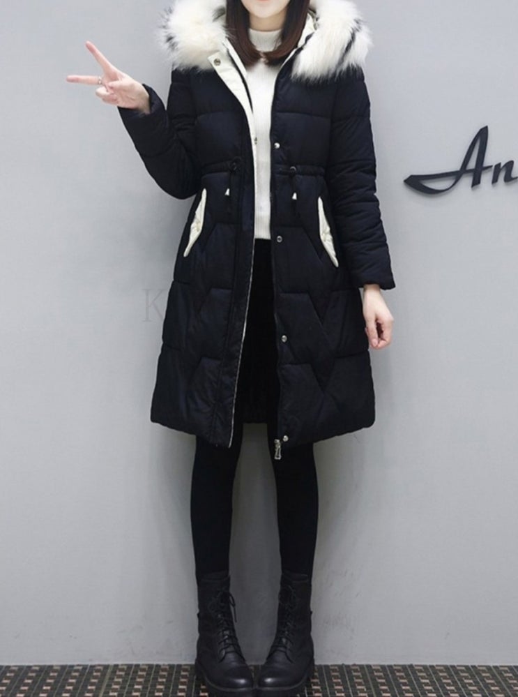 kirahosi 빅사이즈 여성패딩점퍼 겨울 따뜻한 여자 점퍼자켓 패션