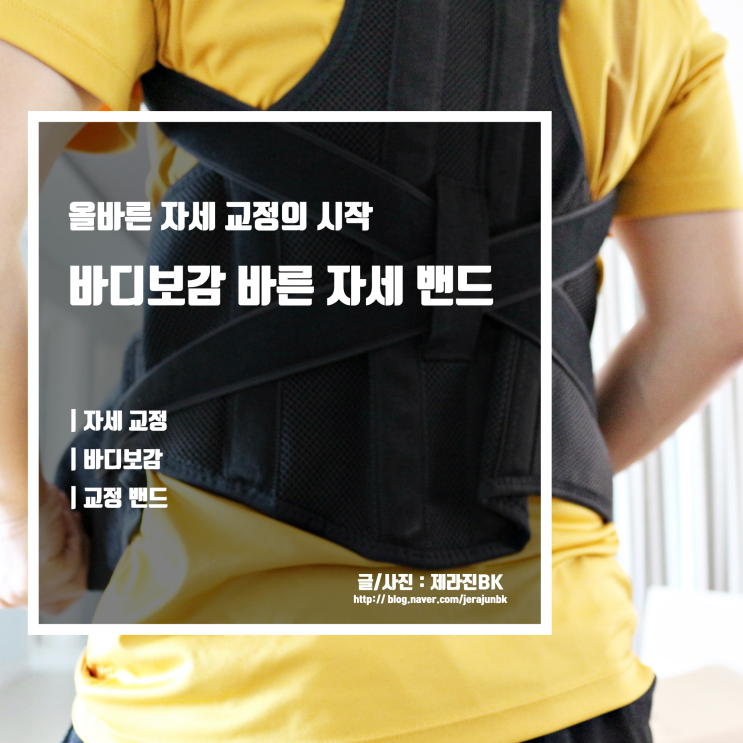  바디보감 바른 자세 밴드 올바른 자세 교정의 시작