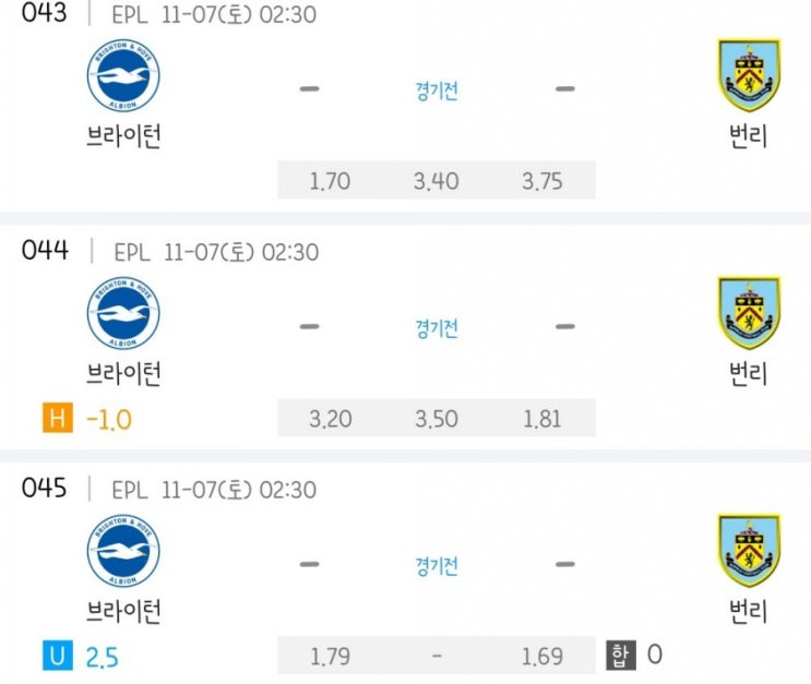 2020.11.06 EPL 프리미어리그 브라이턴 번리 | 사우샘프턴 뉴캐슬 2020.11.06 EPL 프리미어리그 브라이턴 번리 | 사우샘프턴 뉴캐슬