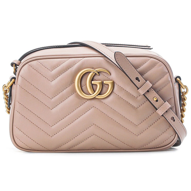  [Gucci]구찌 20FW 447632 핑크베이지 GG 마몬트 스몰 숄더백