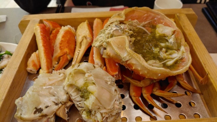  강남 대게만찬 해물모둠 대게 코스 가격 / 싱싱한 해산물로 가득한 맛집