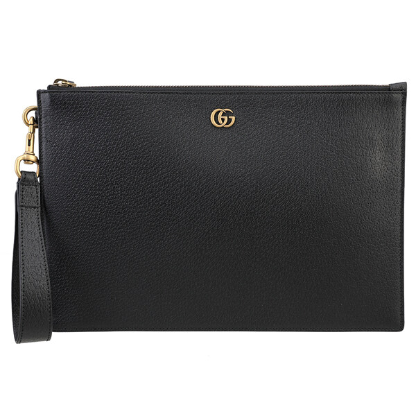  [Gucci]구찌 20SS [벨라모다] GG마몬트 클러치백 / 블랙 송아지가죽100% 공용 클러치 475317DJ20T1000