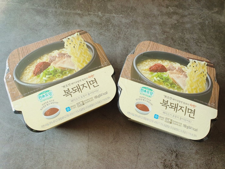  편스토랑 1주년 출시메뉴 라면신 이경규 복돼지라면
