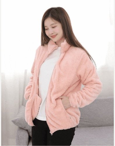  귀엽고 깜찍한 여자 후리스 양털집업