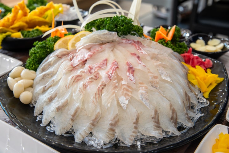  자은도맛집 암태도맛집 백길천사횟집 스끼다시 가득 회한상~!