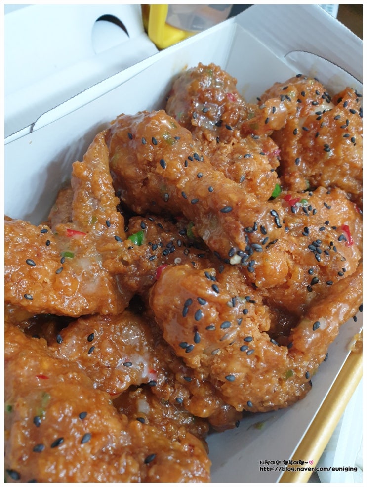  천안 자담치킨 성정점 맵슐랭&반반치킨
