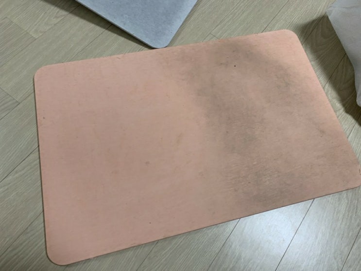  규조토 발매트 버리기, 규조토 발매트 쉽게 부시는 방법