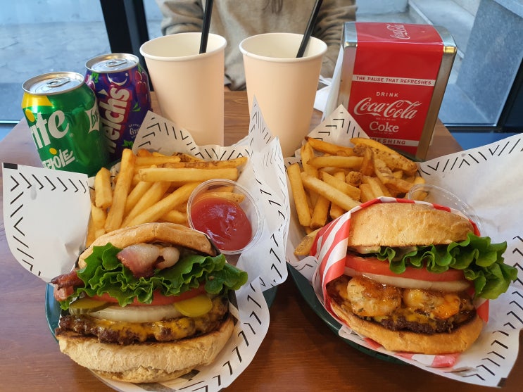 [천안 두정동 수제버거 맛집]세븐데이즈버거 실후기