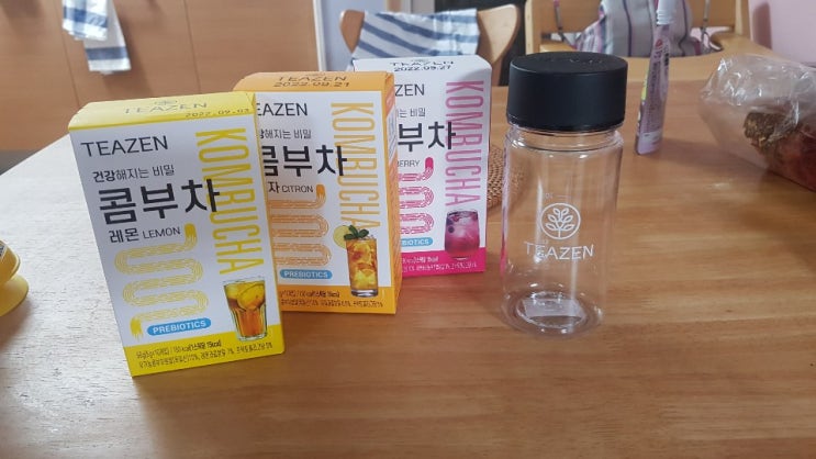  티젠 콤부차 효능과 간단히 만들기