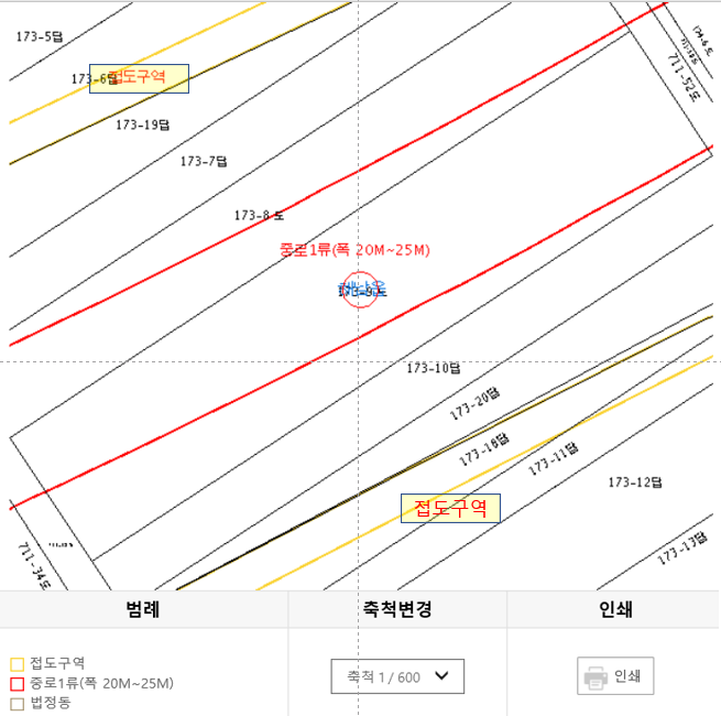  접도구역 지정해제(개발, 진입도로, 지정취소해지, 민원(횡단보도설치신설이설, 신호기, 과속방지턱, 중앙선절선,유턴허용,좌회전,일방통행로)