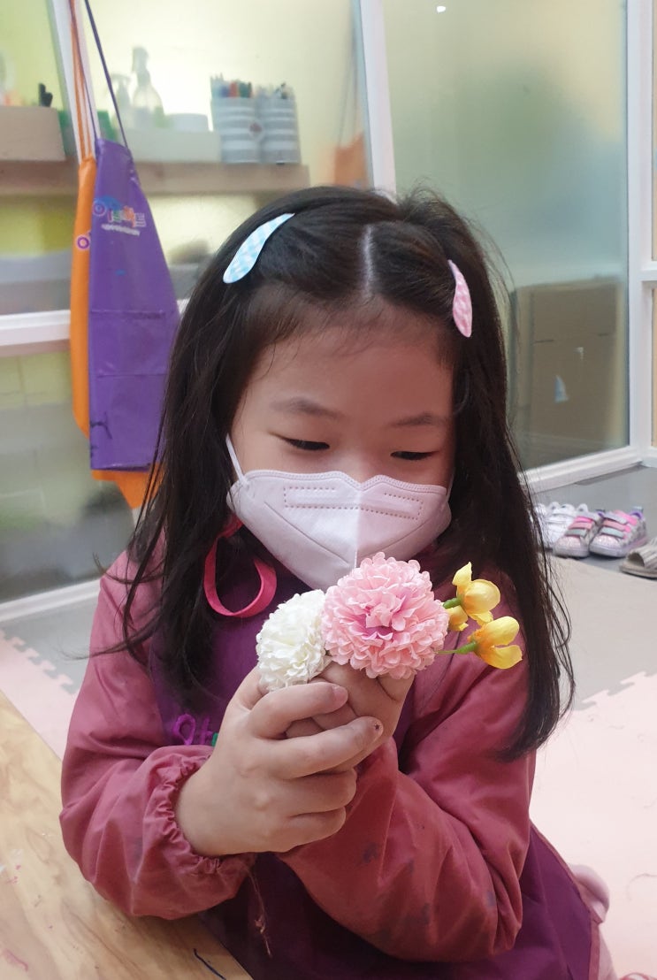  석고 방향제 만들기 아트앤하트 5세 미술시간에 함께해봤어요.