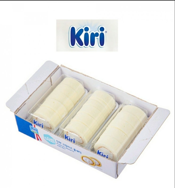  끼리 크림치즈 롤케익(kiri), 아이들 입에서 사르르 녹는 간식 디저트!
