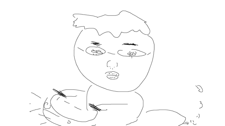  배달음식 받는 댕댕이