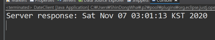  Date socket programming