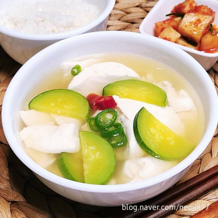 Jinny's집밥레시피 애호박순두부국 만드는 법 부드러운 아침메뉴 국물요리 Jinny's집밥레시피 애호박순두부국 만드는 법 부드러운 아침메뉴 국물요리