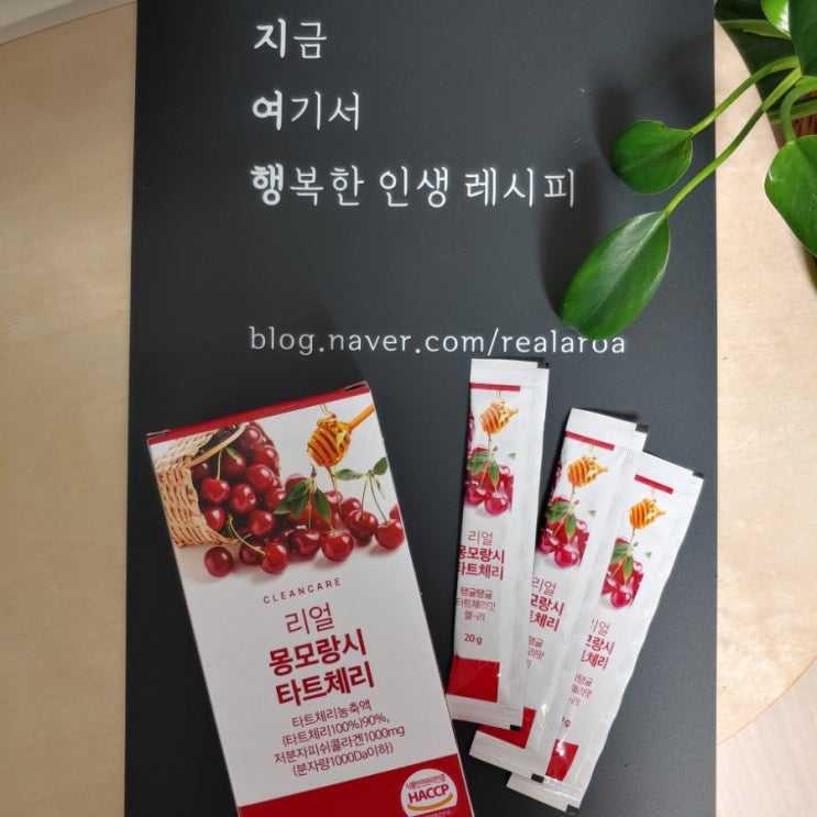  타트체리 효능이 뭐길래? 터키산 몽모랑시 최고급 품종의 타트체리 콜라겐 젤리