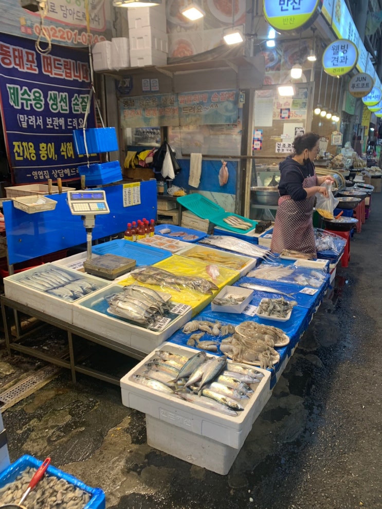  자양사거리 근처 자양시장 주말 장보기