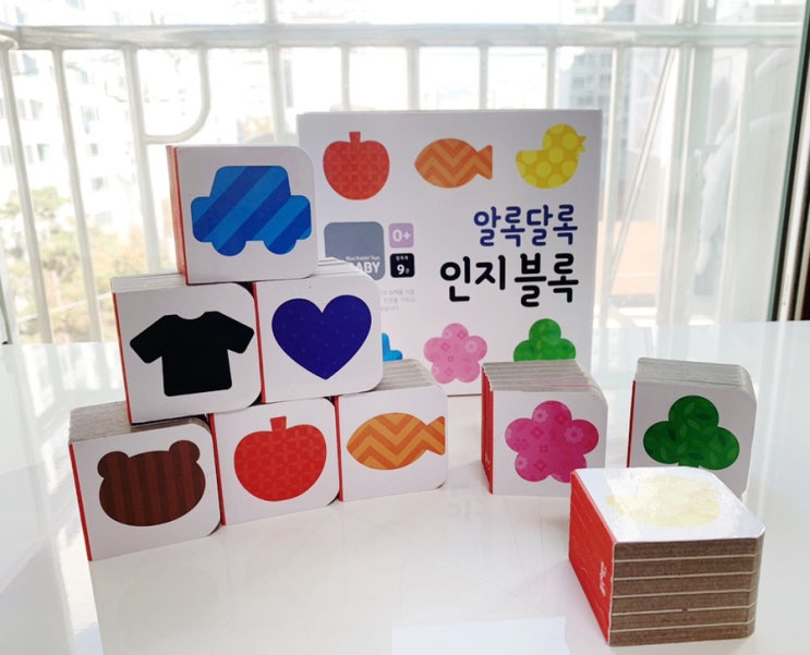  블루래빗 보드북 인지블록도 아이큐베이비로~