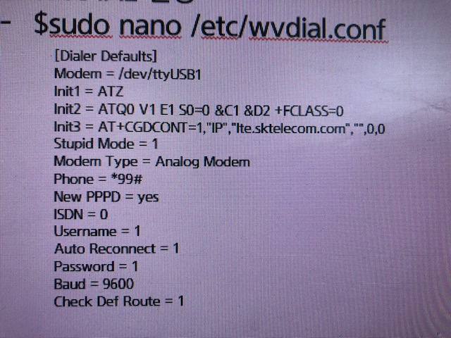  Raspberry pi LTE modem Alcatel auto connection
