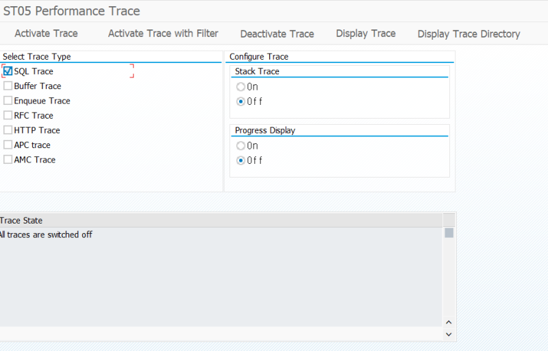 [SAP ABAP] ST05 - Performance Trace : 네이버 블로그