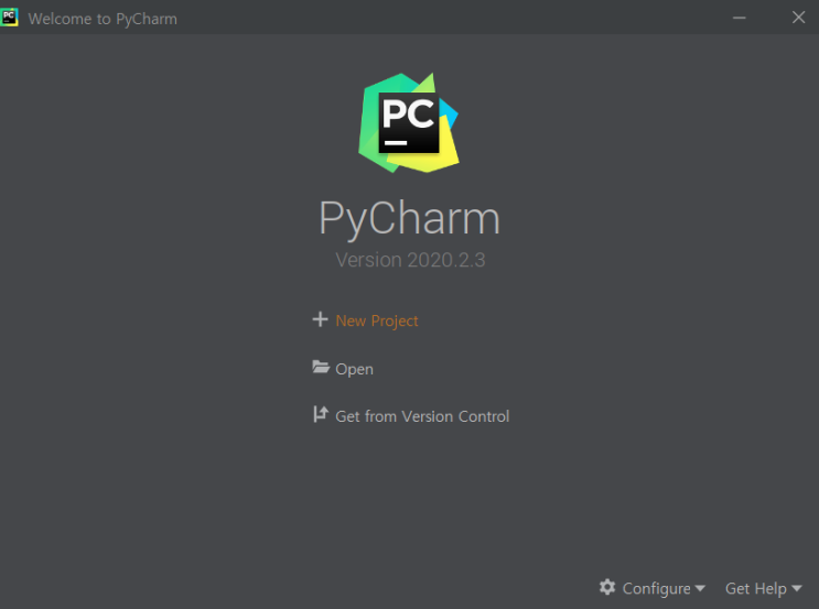 파이썬 툴 - PyCharm 프로젝트 생성