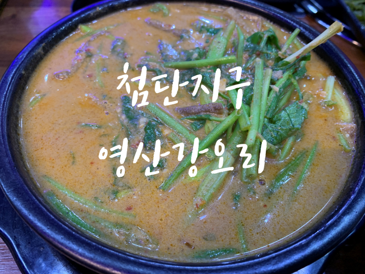  [광주첨단맛집/첨단오리탕] 영산강오리, 진한 들깨국물의 맛이 느껴져요