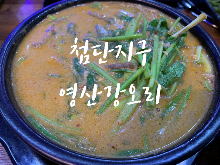 [광주첨단맛집/첨단오리탕] 영산강오리, 진한 들깨국물의 맛이 느껴져요