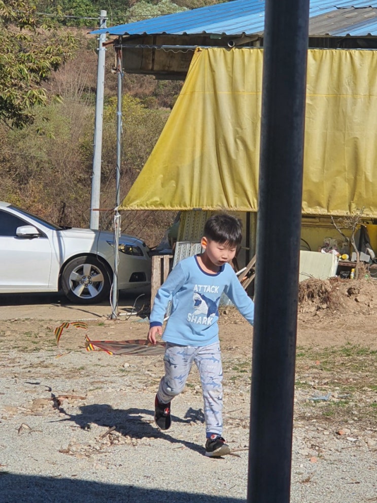  코감기 걸려 유치원 쉬는 날