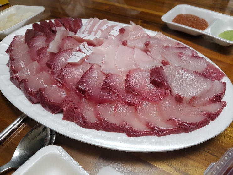  [양산 물금 회 배달] 부산 횟집 - 대방어