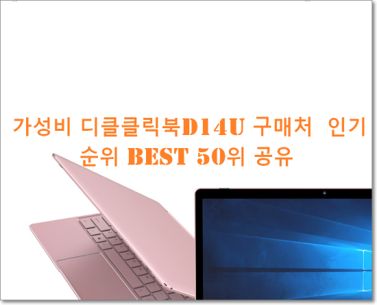 가성비 디클클릭북D14U 구매처  인기순위 BEST 50위 공유