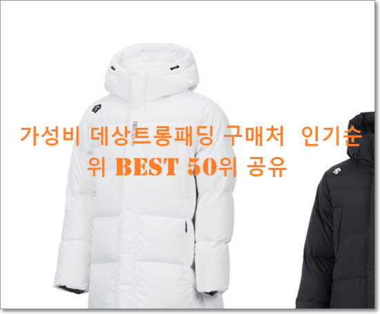   가성비 데상트롱패딩 구매처  인기순위 BEST 50위 공유