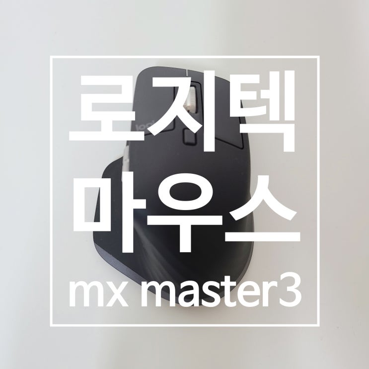  칼퇴를 부르는 로지텍 마우스 추천 : mx master 3