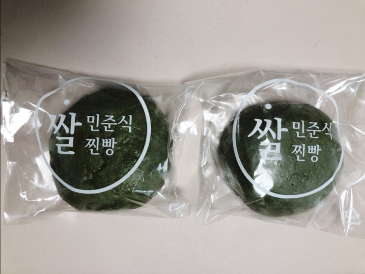  쌀찐빵 달지않아 아침대용 빵으로 딱이에요