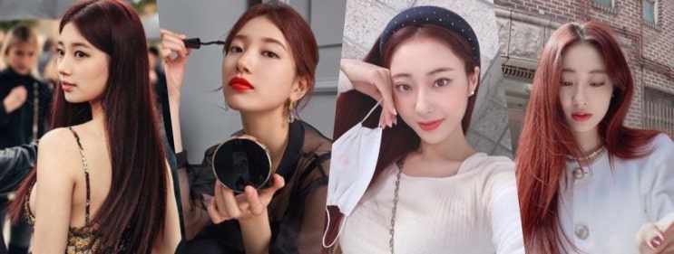  매년 가을마다 사랑받는 #버건디 염색