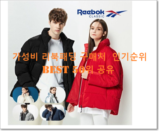   가성비 리북패딩 구매처  인기순위 BEST 50위 공유