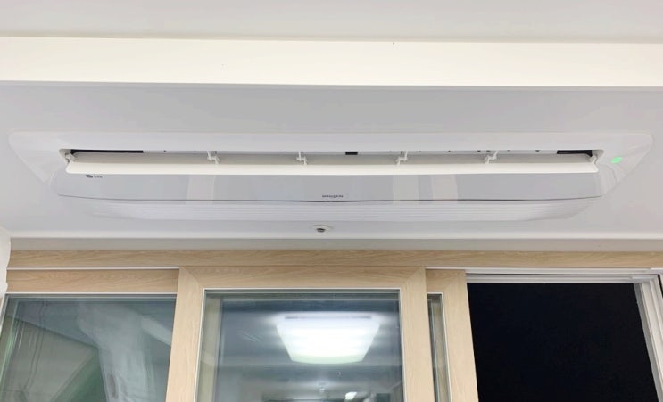  광주 영무예다음 아파트 시스템에어컨 실내기 2대 설치