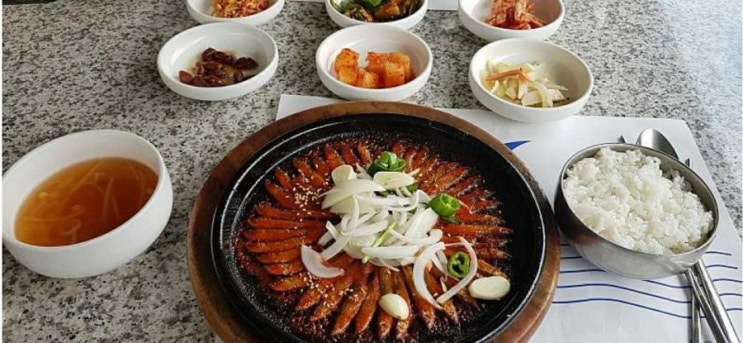  금강휴게소 먹거리 전경 좋은 도리뱅뱅 맛집