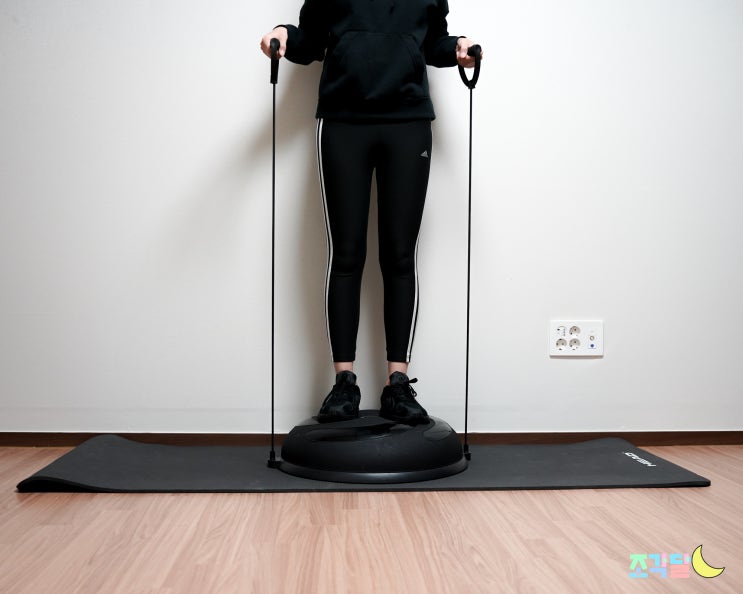  미드브로 보수볼로 하프짐볼 운동 도전!!