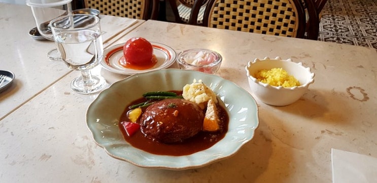  대구 봉산동 맛집, 함박별장(함박 스테이크, 토마토)