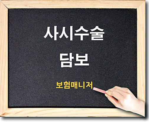 태아보험중에서 사시수술에 대한 내용입니다.