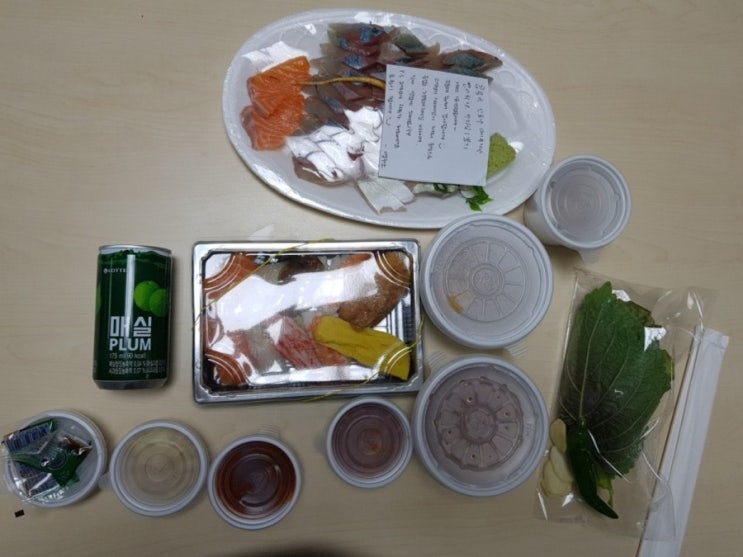  배달 경기도 팽성 영수산 회 초밥 방어회