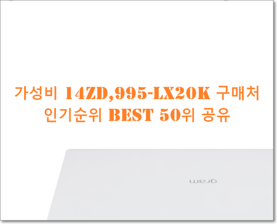  가성비 14ZD,995-LX20K 구매처  인기순위 BEST 50위 공유