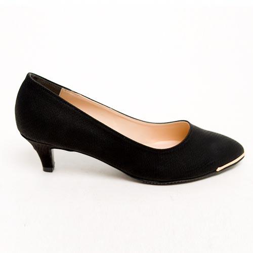  가이아슈 코아라 금장 스틸레토 힐 5cm