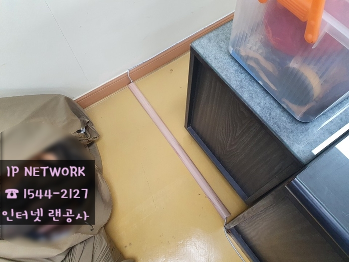  [대구 달서구] 네트워크 구축 / 인터넷 랜공사 / 랜선 포설 / 천장 작업
