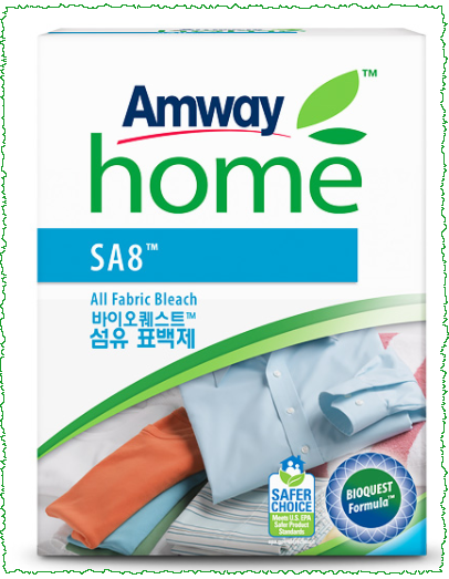 암웨이 SA8 바이오퀘스트 섬유 표백제, 흰옷은 더 희게, 색깔 옷은 더 선명하게! 암웨이 SA8 바이오퀘스트 섬유 표백제, 흰옷은 더 희게, 색깔 옷은 더 선명하게!